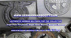 Desktop Screenshot of germanwarbooty.com